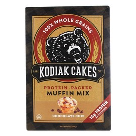 Kodiak Cakes - Protein-Packed Muffin Mix Chocolate Chip - 14 Oz. (Pack of 4)