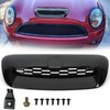 GSRECY Gloss Black Front Bonnet Hood Scoop Intake Air Vent