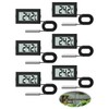 6 PCS Digital LCD Thermometer Temperature, Water Temperature Monitor with