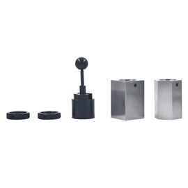 5C Collet Block Set - Hex Collet Block, Square Collet Block, Quick-acting Rings, Lever Collet Closer Holder