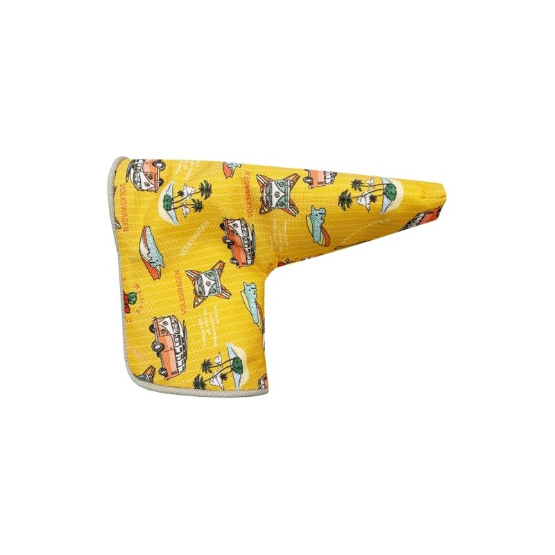 LEZAX VWPC-5804 Volkswagen Putter Cover for Blade & Mallet Yellow