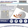 Windscreen4less 3'x50' Deck Balcony Privacy Screen for Deck Pool Fence