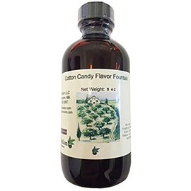 OliveNation Cotton Candy Flavor Fountain, Low Sugar Water Soluble Beverage Flavoring, Non-GMO, Gluten Free, Kosher, Vegan - 8 ounces