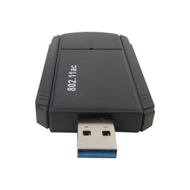 New USB 3.0 WIFI Adapter 1300mbps Wireless Dongle Dual Band 2.4G/5G Dual Antenna, Fit for Laptop/Desktop/PC/Notebook