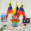 QQSD Venezuela Small Flag Venezuelan Stick Mini Hand Held Flags