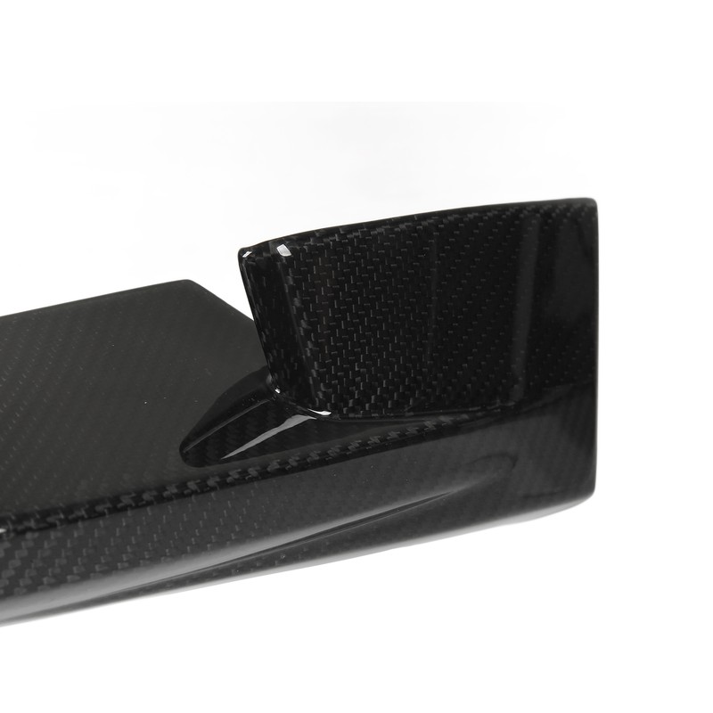 6Pcs Front Bumper Lip Spoiler Anti Collision Carbon Fiber Side
