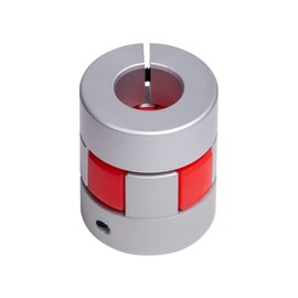 Sinoblu Aluminium Plum Flexible Shaft Coupling D25L30 bore 6mm to 8mm Motor Connector Flexible Coupler for 3D Printer CNC Machine and Servo Stepped Motor