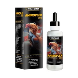 Vitofarma Aminoplex Supplements Liquid for Roosters Oral 60 ml - Suplemento de Aminoacidos para Gallos, Pollos 60 ml