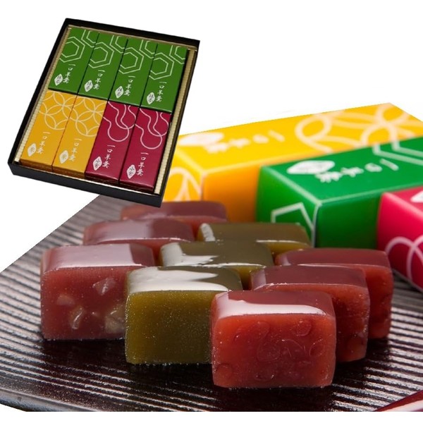 Kiyoizumi Mother's Day Yokan Set (Matcha, Chestnut, Ogura), 8 Pieces,