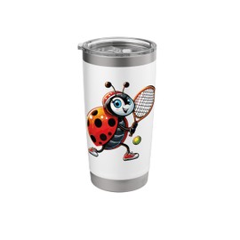 Ladybug Tennis Club Animals Sport Tournament Players Stainless Steel Insulated Tumbler