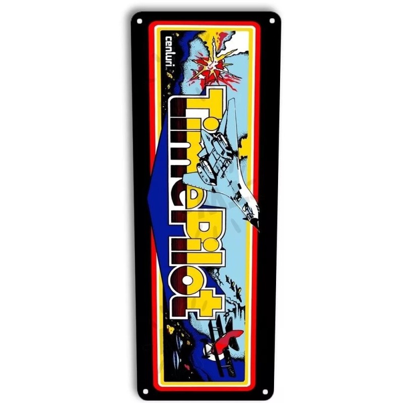 Decor Time Pilot Classic Cenluri Arcade Marquee Game Room Wall