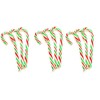10 Red, Green and White Peppermint Flavoured Candy Canes -