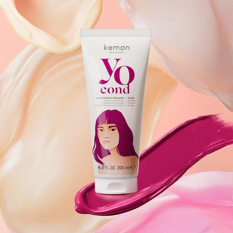 Kemon Yo Cond Fucsia Maschera Riflessante Vegan 200 ml