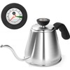 LuxHaus Pour Over Kettle - Gooseneck Kettle With Thermometer -