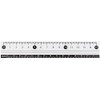 Raymei Fujii APJ188W Ruler, Easy to Read Black and White