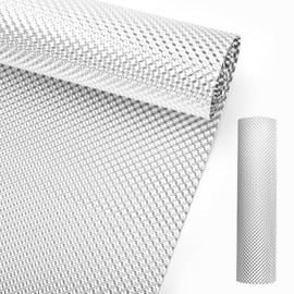 Yuragim Hitzeschutz Hitzeblech Geprägte, 100 x 40 cm Geprägt Hitzeschutzblech Aluminium, Hitzeschutz Aluminium Platte, Schlauch Rohrisolierung Hitzeschild Schutzplatte für Auto Motorsport Isolierung