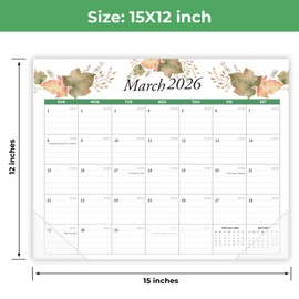 2026 Calendar, Magnetic Calendar for Refrigerator, Runs from January 2026 to June 2027, Fridge Calendars for School, Office & Home Planning and Organizing,15"x12"