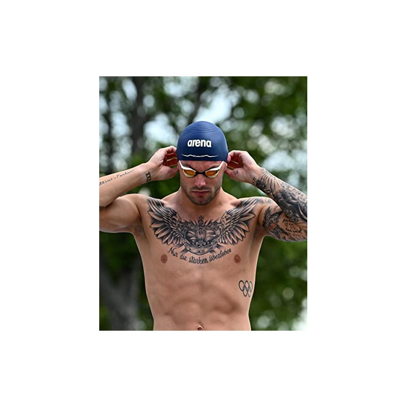 Arena - Gorro de natación de Silicona para Hombres y