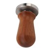 Coffee Leveler Tool Flat Base Wooden Handle 304 Stainless Steel