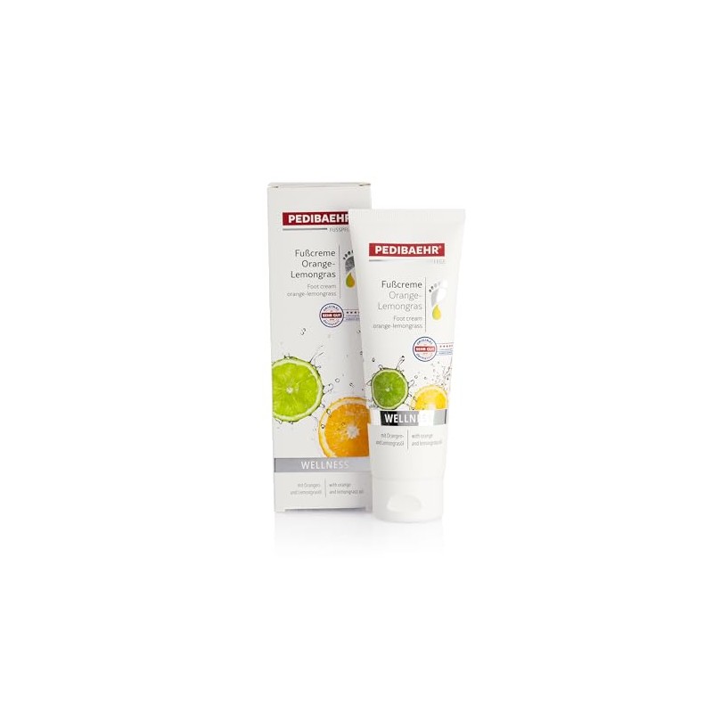 Pedibaehr Foot Cream Orange Lemongrass 2 x 125 ml