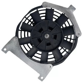 Caltric Radiator Cooling Fan fits Yamaha Grizzly 660 YFM660F 4X4 2002 2003 2004 - 2008
