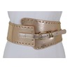 Women Western Fashion Wide Elastic Belt Hip Waist Metal Studs