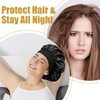 IKOPFLN 2 Pieces Bonnet Sleep Cap, Satin Bonnet Night Sleep
