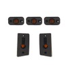 GTINTHEBOX Front Rear Cab Roof light Housing Kit Compatible with