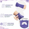 Pecute Heat Resistant Silicone Grooming Gloves with High-Density Teeth and