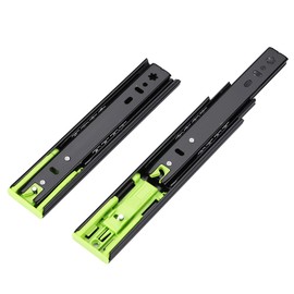 Soft Close Drawer Slides 8 Inch Heavy Duty Cabinet Drawer Slides, Ball Bearing Drawers Slides Rails（1 Pair, 8 inch）