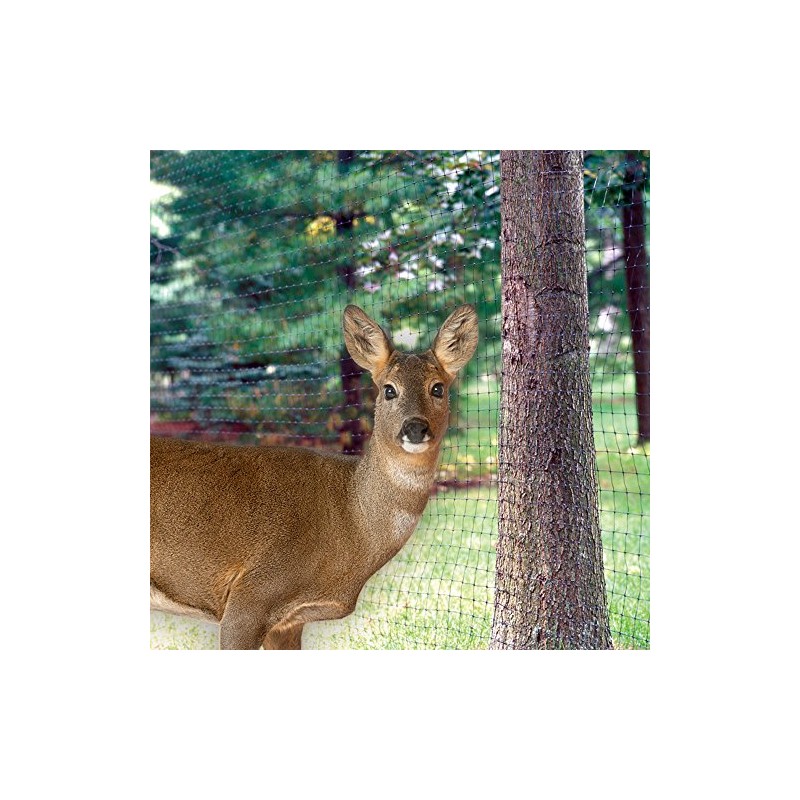 YARDGARD 889553A 7 Foot by 100 Foot Black Folded Deer