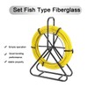 Lfhelper Fish Tape Fiberglass 1/4 328ft Electrical Fishtape, Duct Rodder