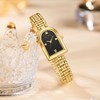 Diaofendi Petite Arch Gold Women’s Watch, Elegant Waterproof Ladies Watch