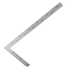 Istloho Metal Measuring Angle, Frame Angle Ruler, 150 x 300 mm, Stainless Steel