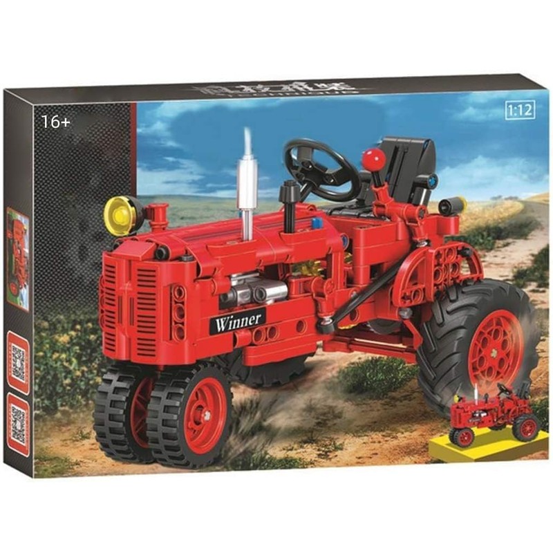 Pasyru Technik Classic Tractor Building Blocks, Classic Tractor Building Blocks