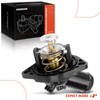 A-Premium Engine Coolant Thermostat Housing Assembly with O-ring Compatible with