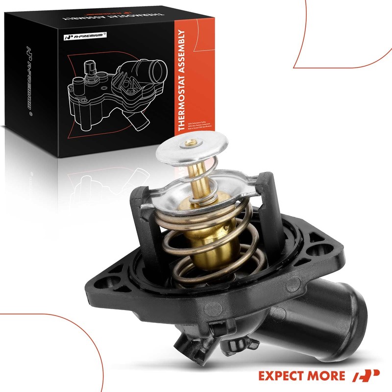 A-Premium Engine Coolant Thermostat Housing Assembly with O-ring Compatible with