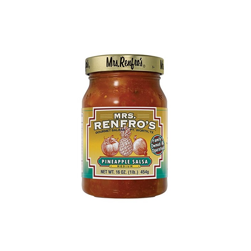 Mrs. Renfro’s Pineapple Salsa – Gluten Free (16-oz. jars, 4-pack)
