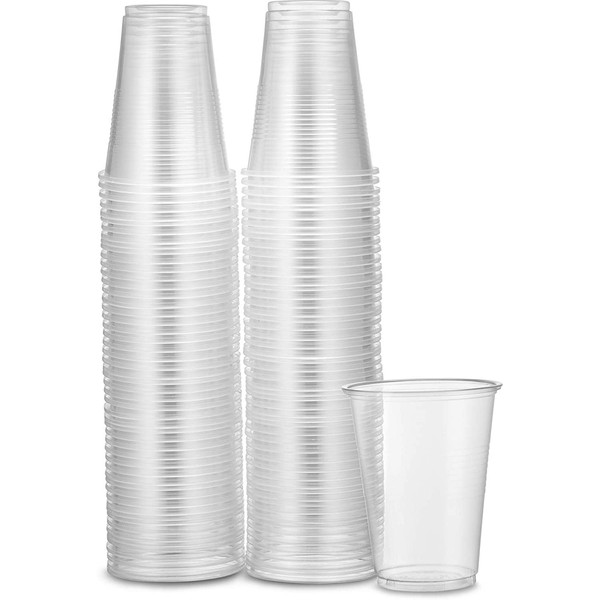 Plasticpro 7 oz Clear Plastic Disposable Drinking Cups [400 count]