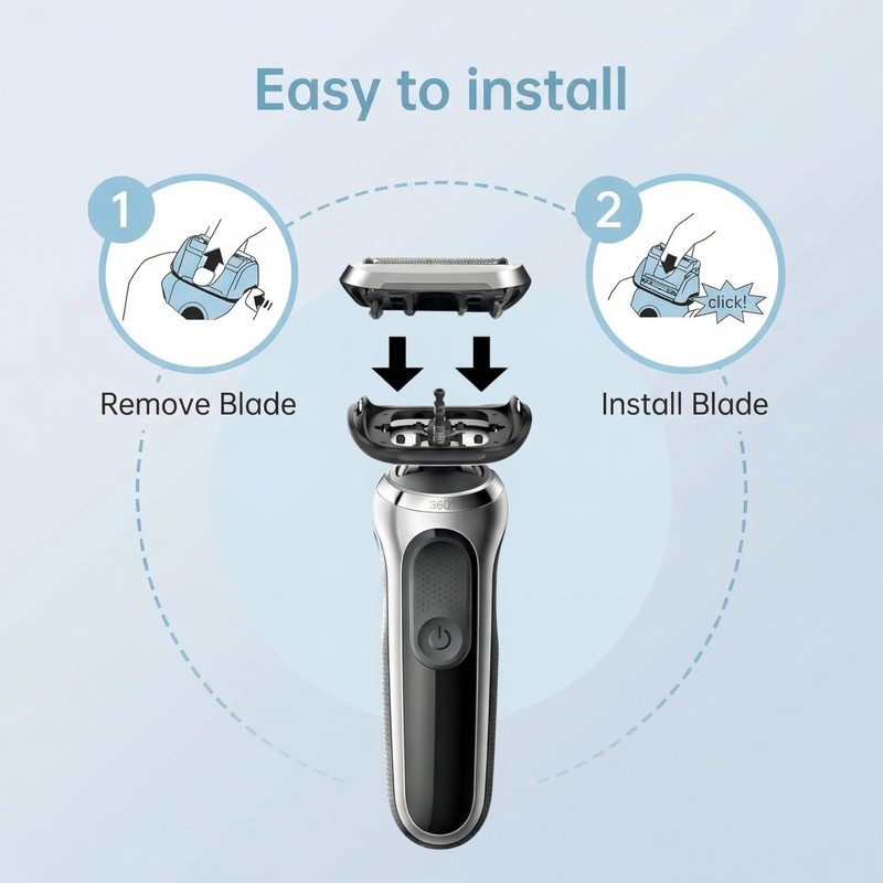 73S Series 7 Replacement Shaver Head for Braun S7 360