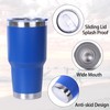 Muka 30 Oz. Stainless Steel Tumbler, Durable Powder Coated Insulated