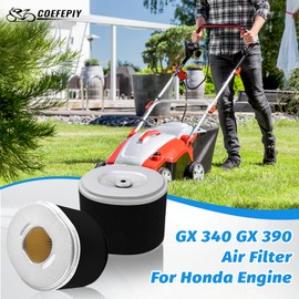 COEFEPIY 6 PCS Air Filter For Honda GX340 GX 390 11HP & 13HP 17210-ZE3-505, 17210-ZE3-010, 5252697, 2893907, for Oregon:30-417, for Rotary:19-7712, 100-012