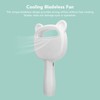 Handheld Bladeless Cooling Fan 2000mAh USB Rechargeable 3 Speed Eyelash