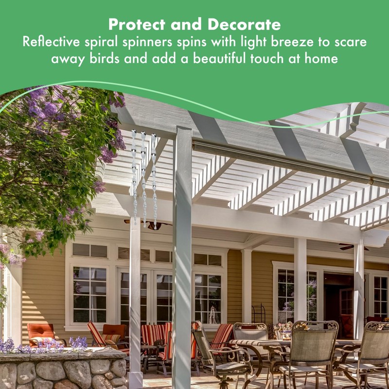 Bird BLINDER Bird Deterrent - Bird Reflective Repellent Outdoor Devices