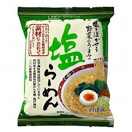 Shoukensha Salt Ramen, 3.6 oz (102 g) x 8 Pieces, JAN: 4901735018086