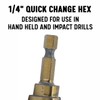 Drill America HSS Black & Gold Step Drill Bit with