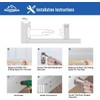 HOMOTEK 2 Pack Heavy Duty Door Stopper with Manual Hook,Door
