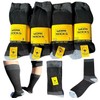 Snackmate Work Socks Heavy Duty Performance Workwear Crew Cotton Rich