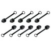 10Pcs M12 Connector Dust Cover, M12 Socket Panel Mount Dust
