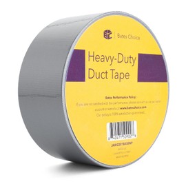 Bates- Duct Tape Heavy Duty, 2 Inch x 90 ft, Silver, Waterproof Tape for Outdoor Use, Easy Tear, Weather Resistant